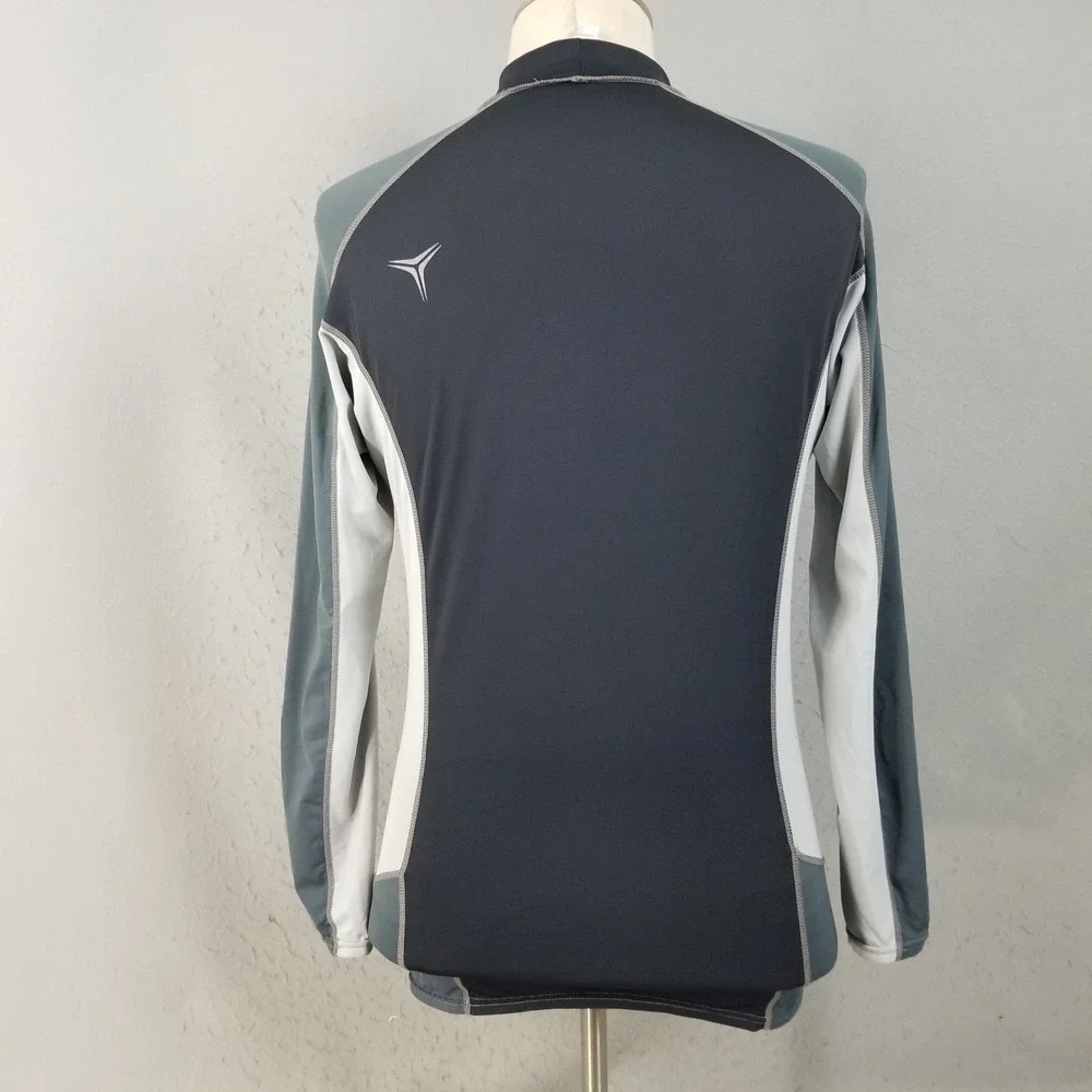 Mares Rash Guard Mens XL Black Long Sleeve Swim Shirt Colorblock Performance